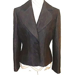 Vintage Ann Taylor Black Wool Jacket